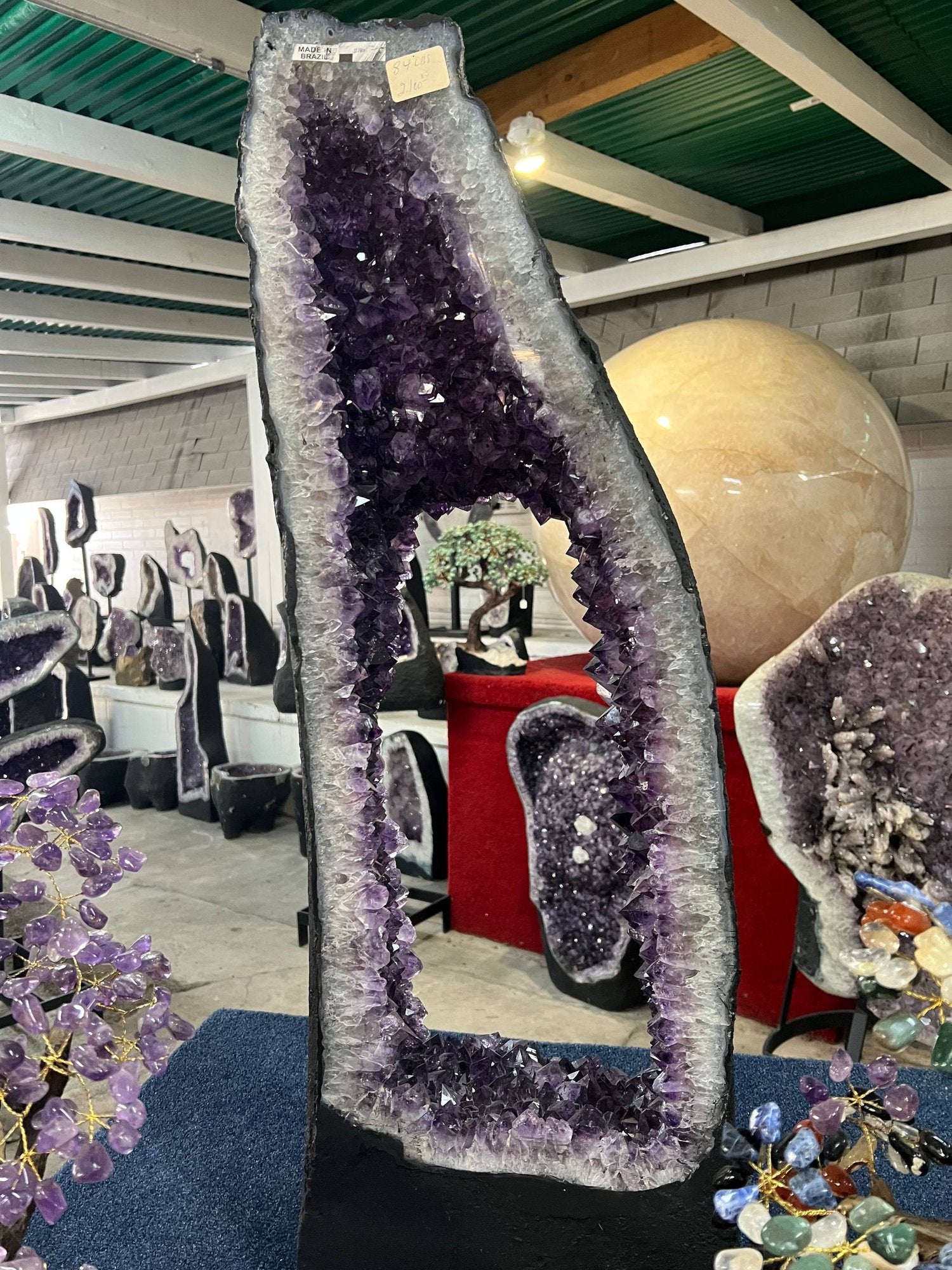 Amethyst Cathedral Geode Tall Arch