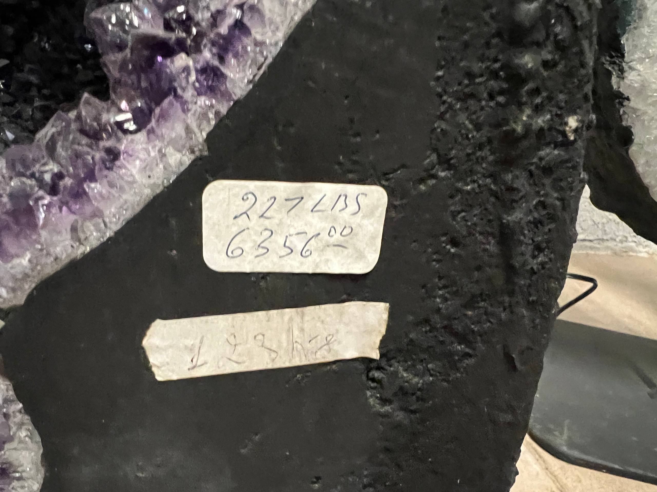Amethyst tall geode beautiful purple color – view 20