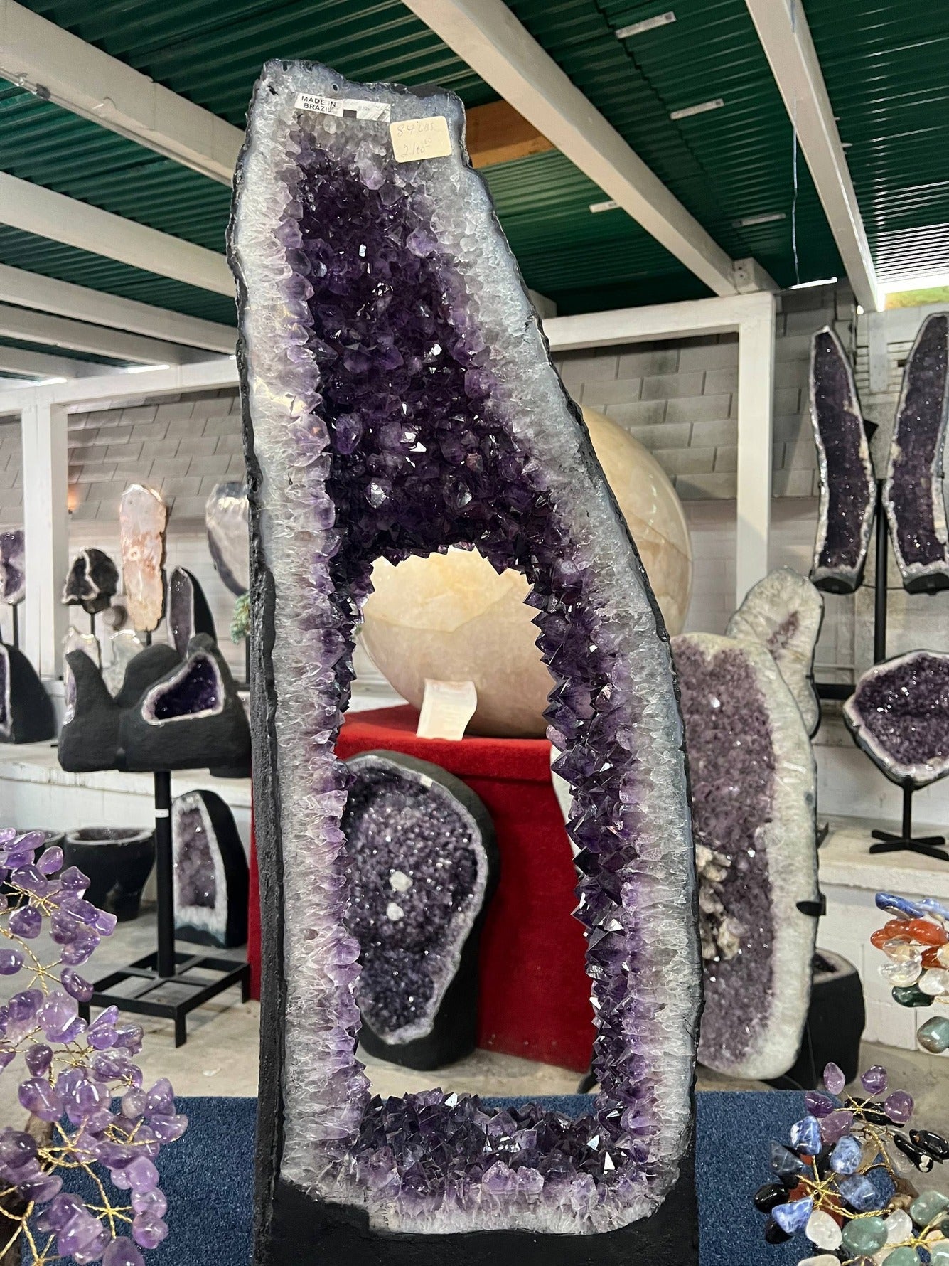 Amethyst cathedral geode tall arch – view 5