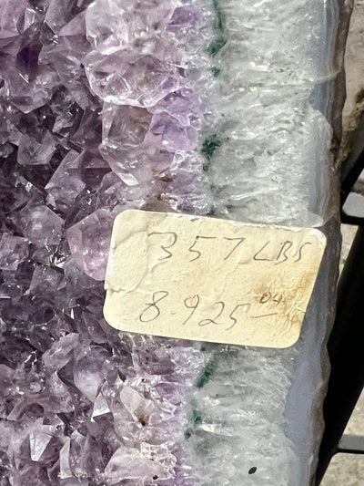Amethyst best quality wings on stand with calcite