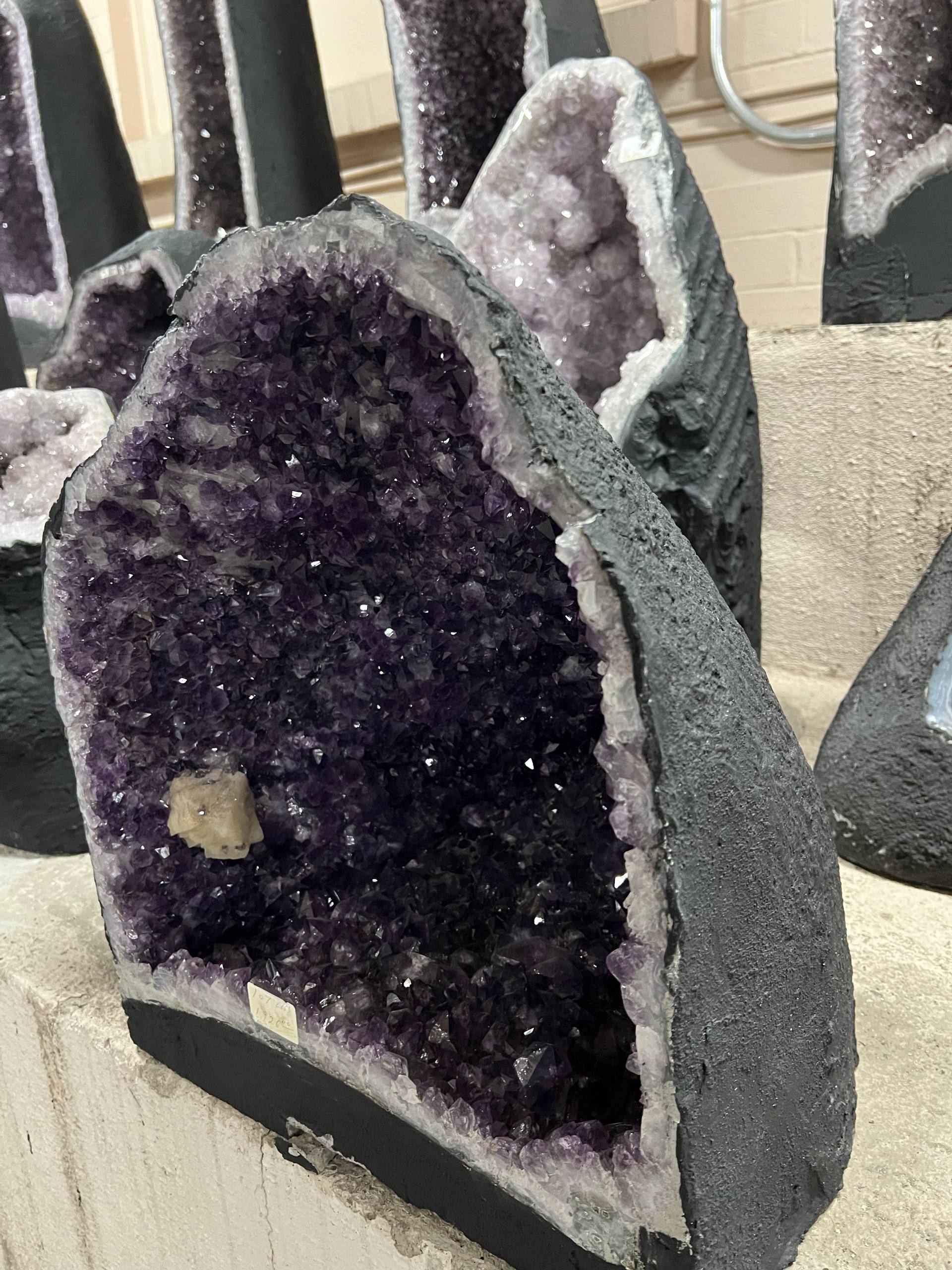 Amethyst cluster – view 1