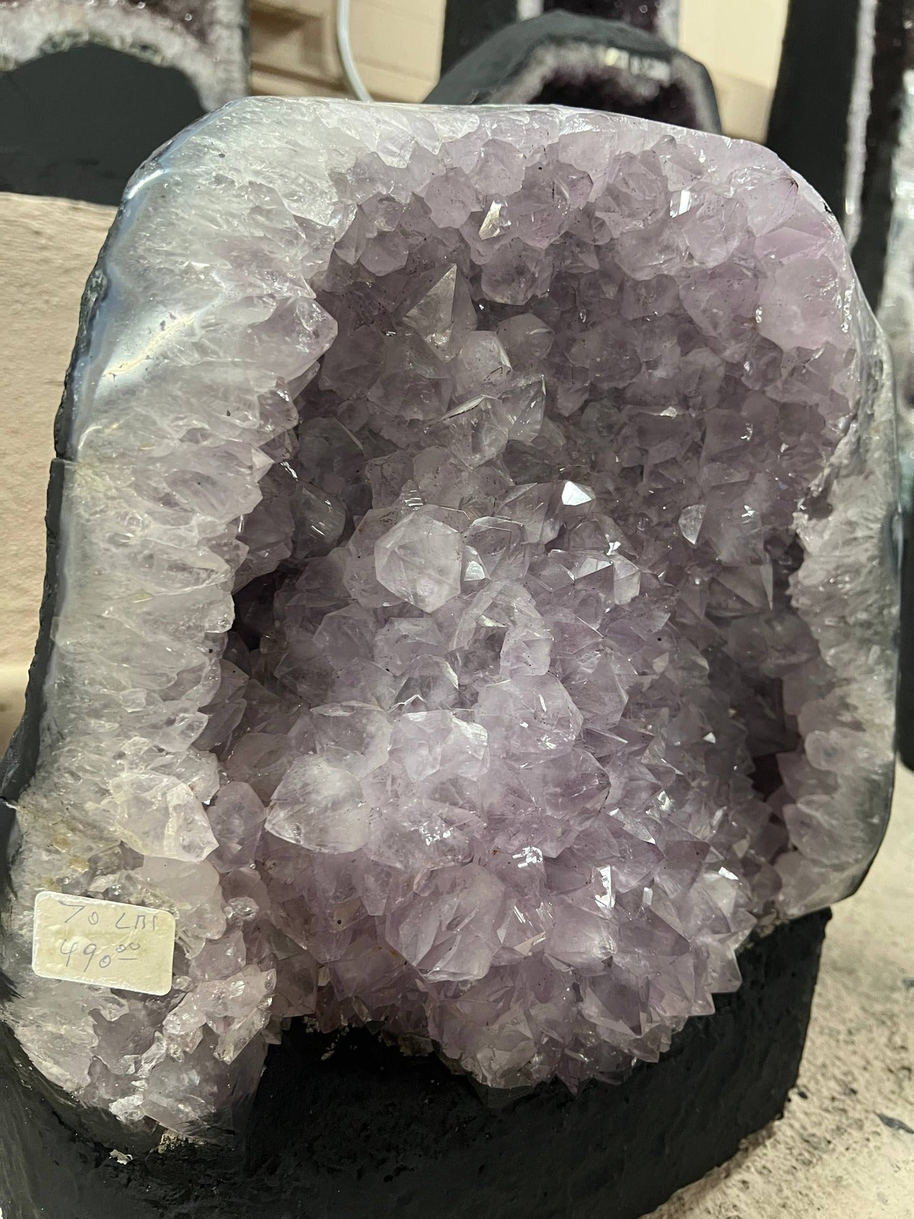 Amethyst cluster – view 2