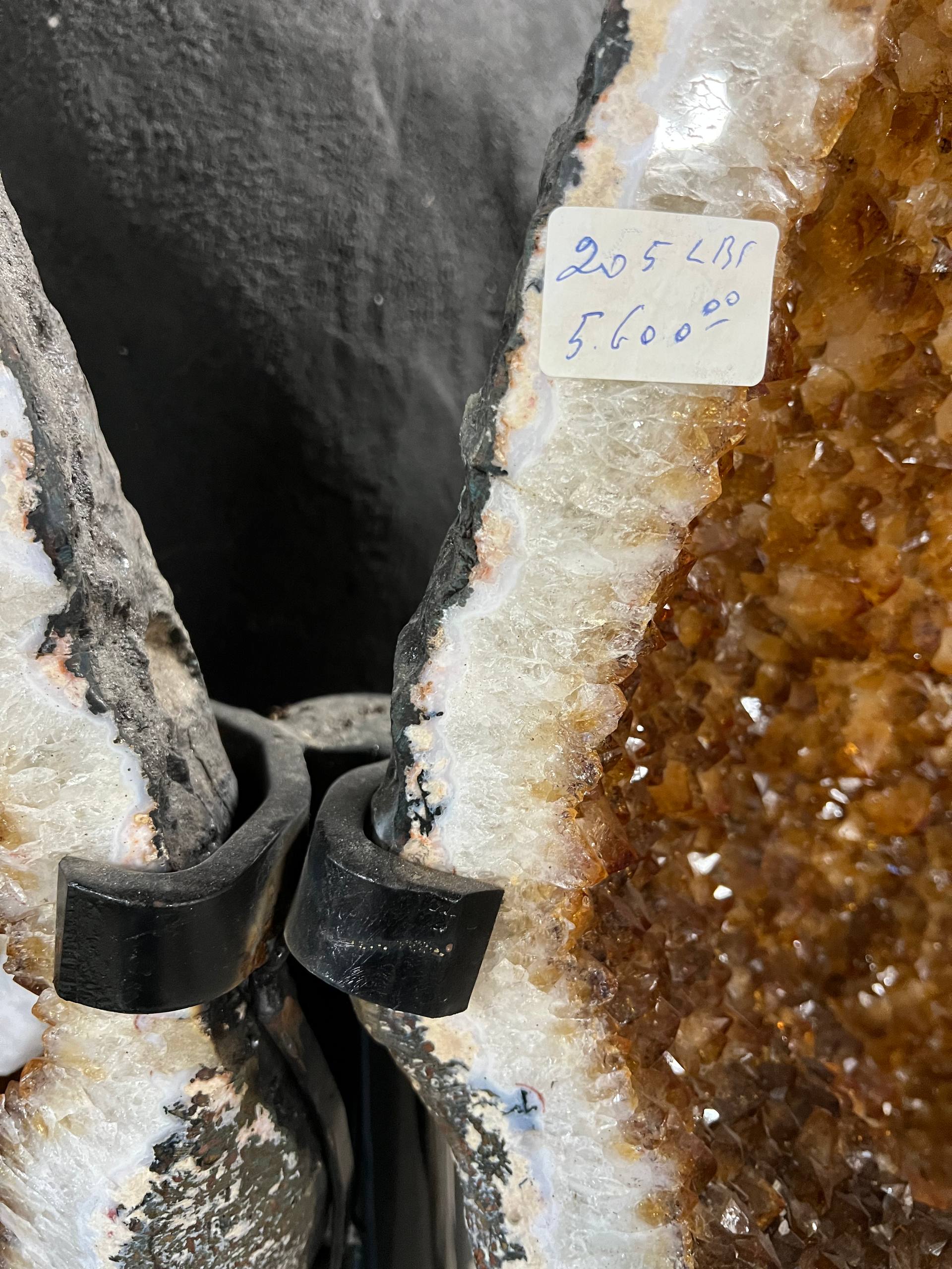 Beautiful citrine wings on stands – view 7