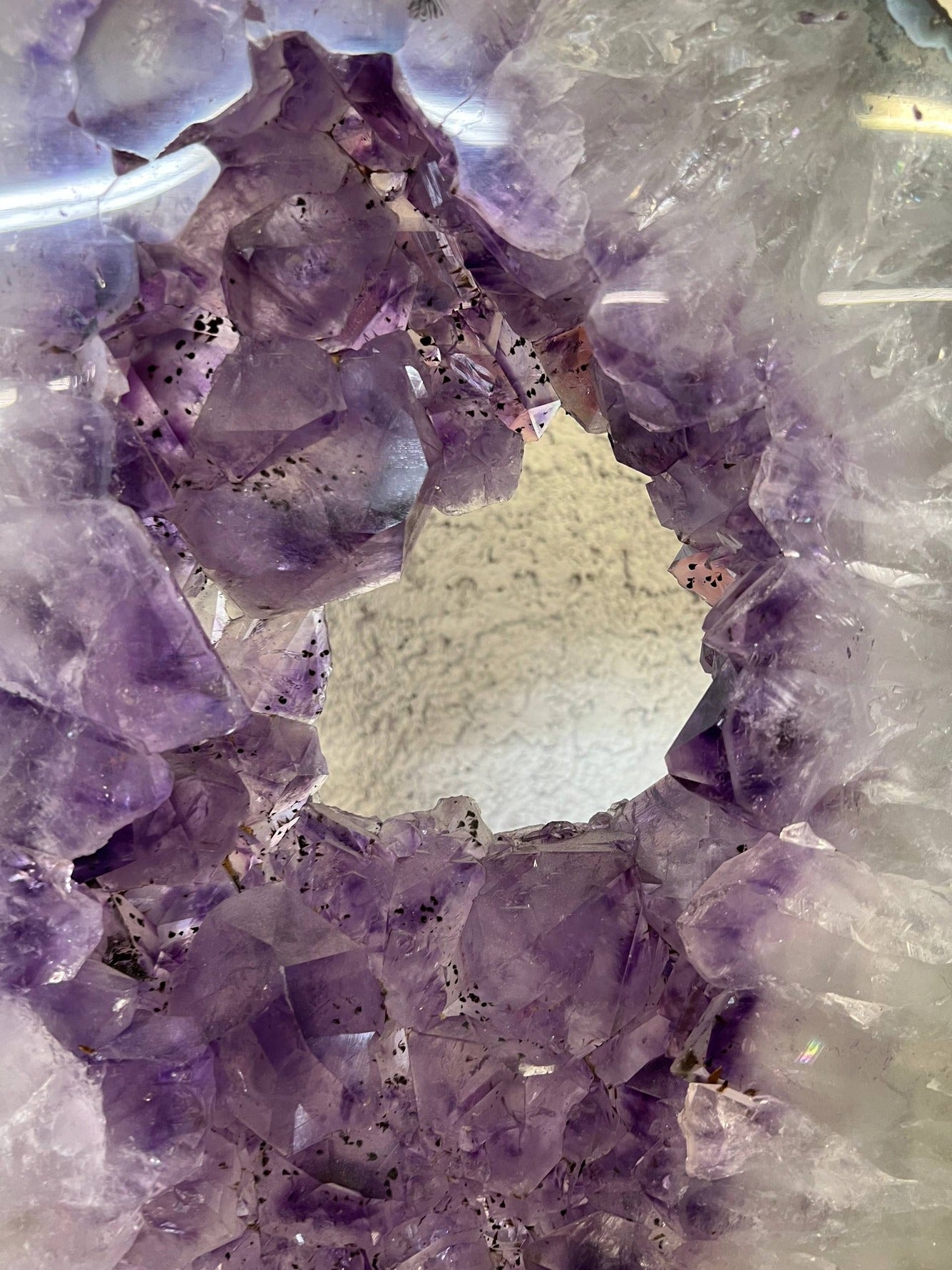 Amethyst Cathedral Geode Slab – view 2