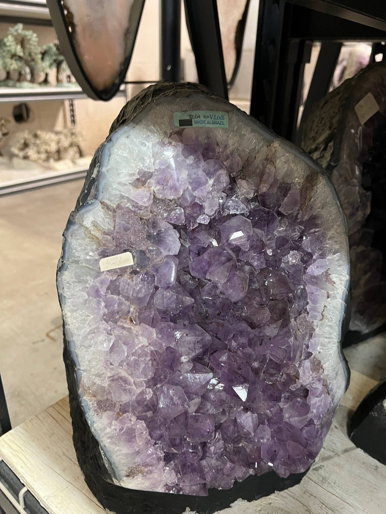Amethyst cluster – view 2