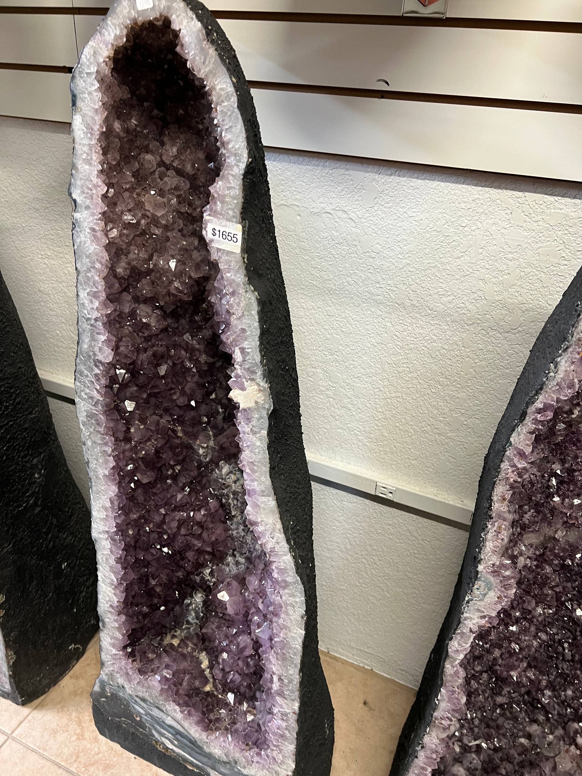Tall amethyst geode – view 7