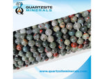 African blood stone round beads Stretch bracelets