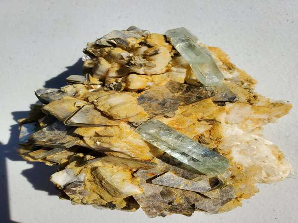 Aquamarine Muscovite & Mica