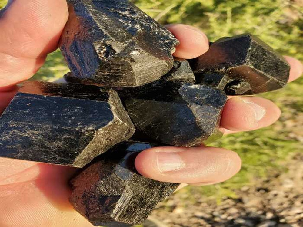 Black Tourmaline Crystals Large Size