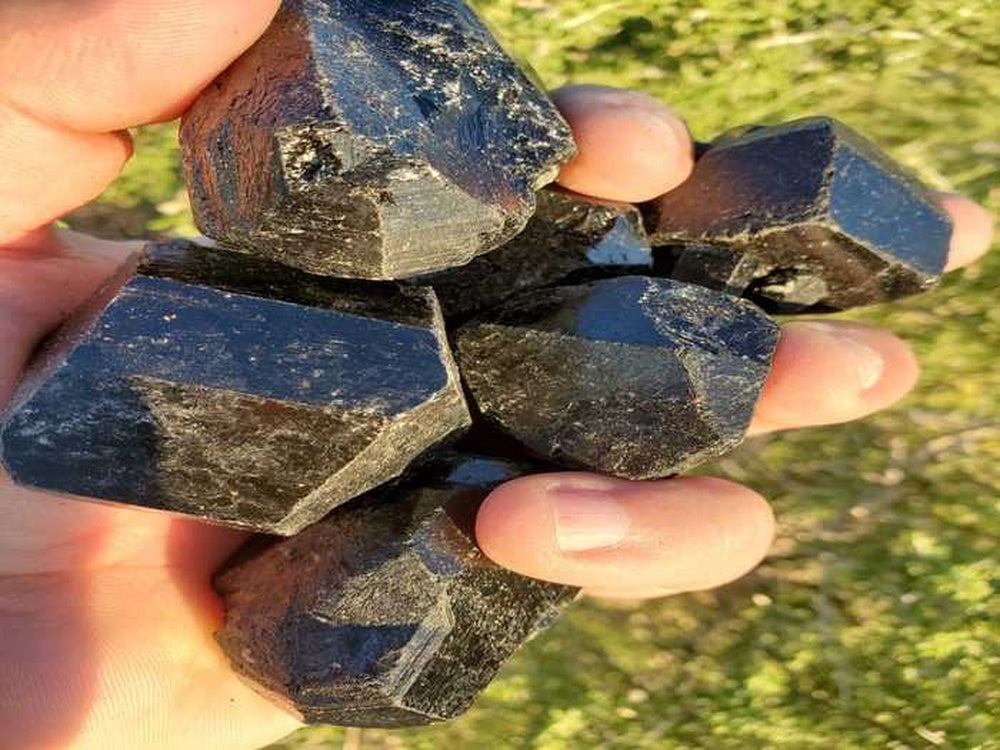 Black Tourmaline Crystals Large Size