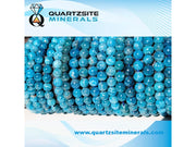 Blue Apatite small round beads