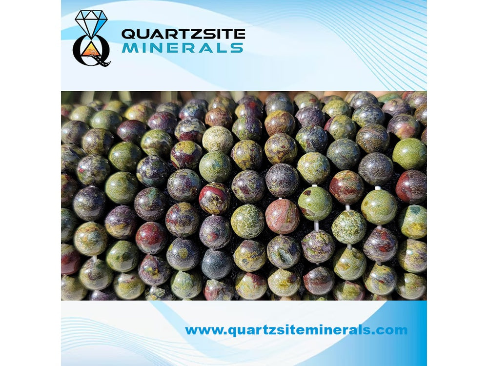 Dragon blood stone round beads bracelets
