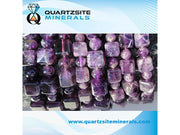 Dream Amethyst cube beads bracelets