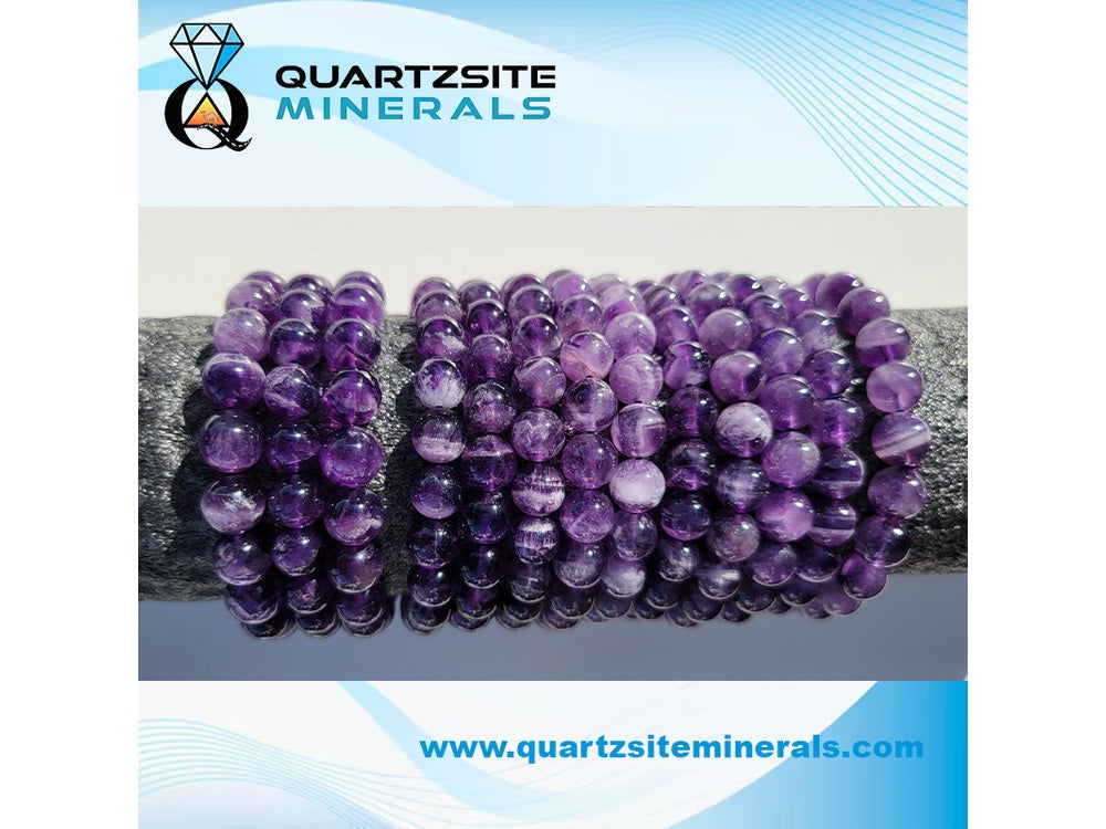 Dream Amethyst round , beads bracelets