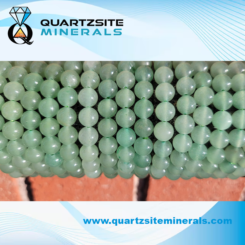 Green Aventurines round beads bracelets