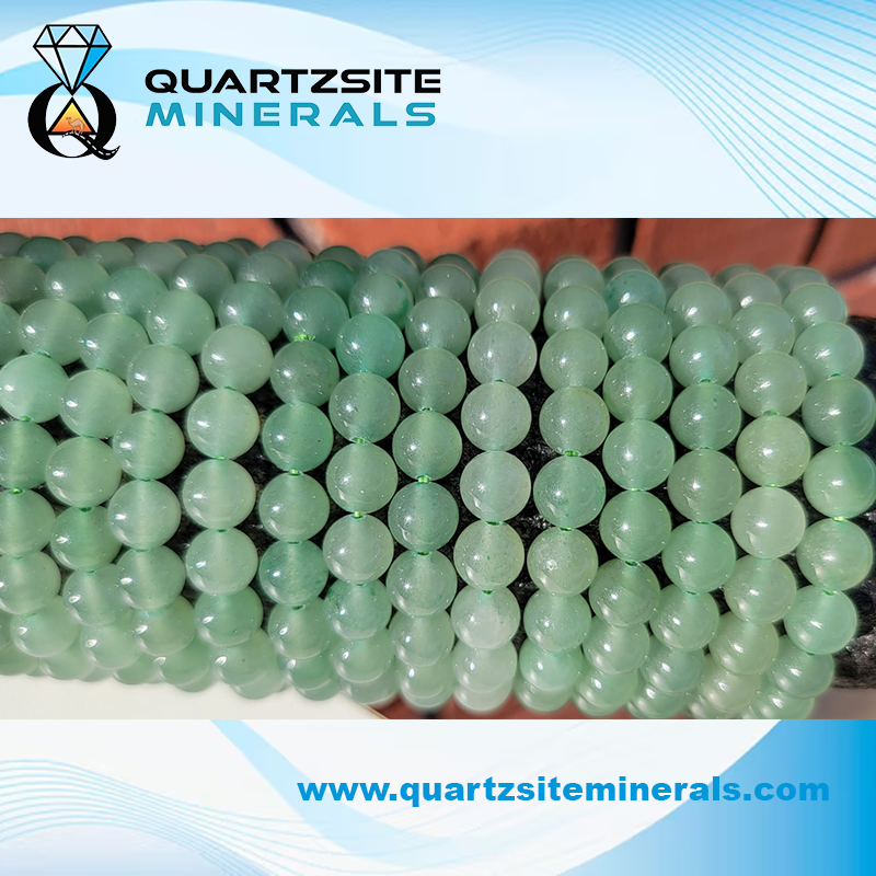 Green Aventurines round beads bracelets