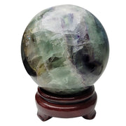 Hand-Carved Fluorite Spheres