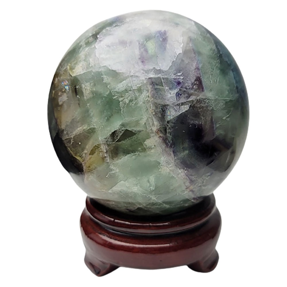 Hand-Carved Fluorite Spheres