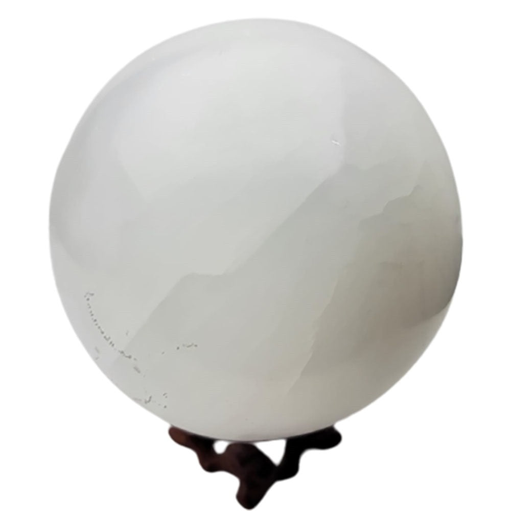 Hand-Carved Selenite Spheres