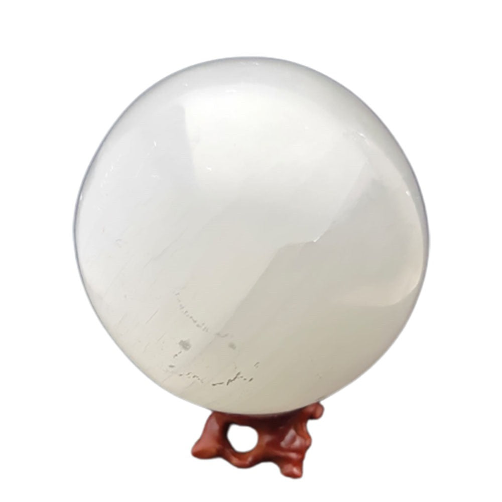 Hand-Carved Selenite Spheres