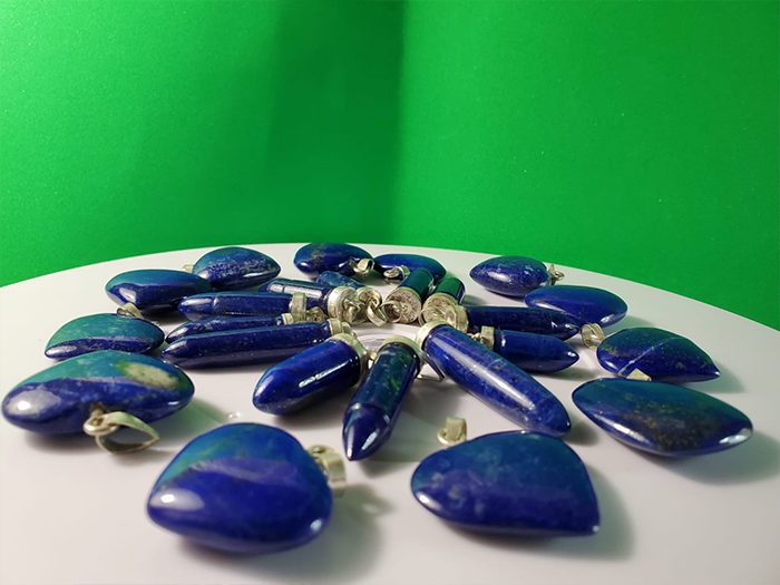 Lapis Lazuli with Silver Pendant
