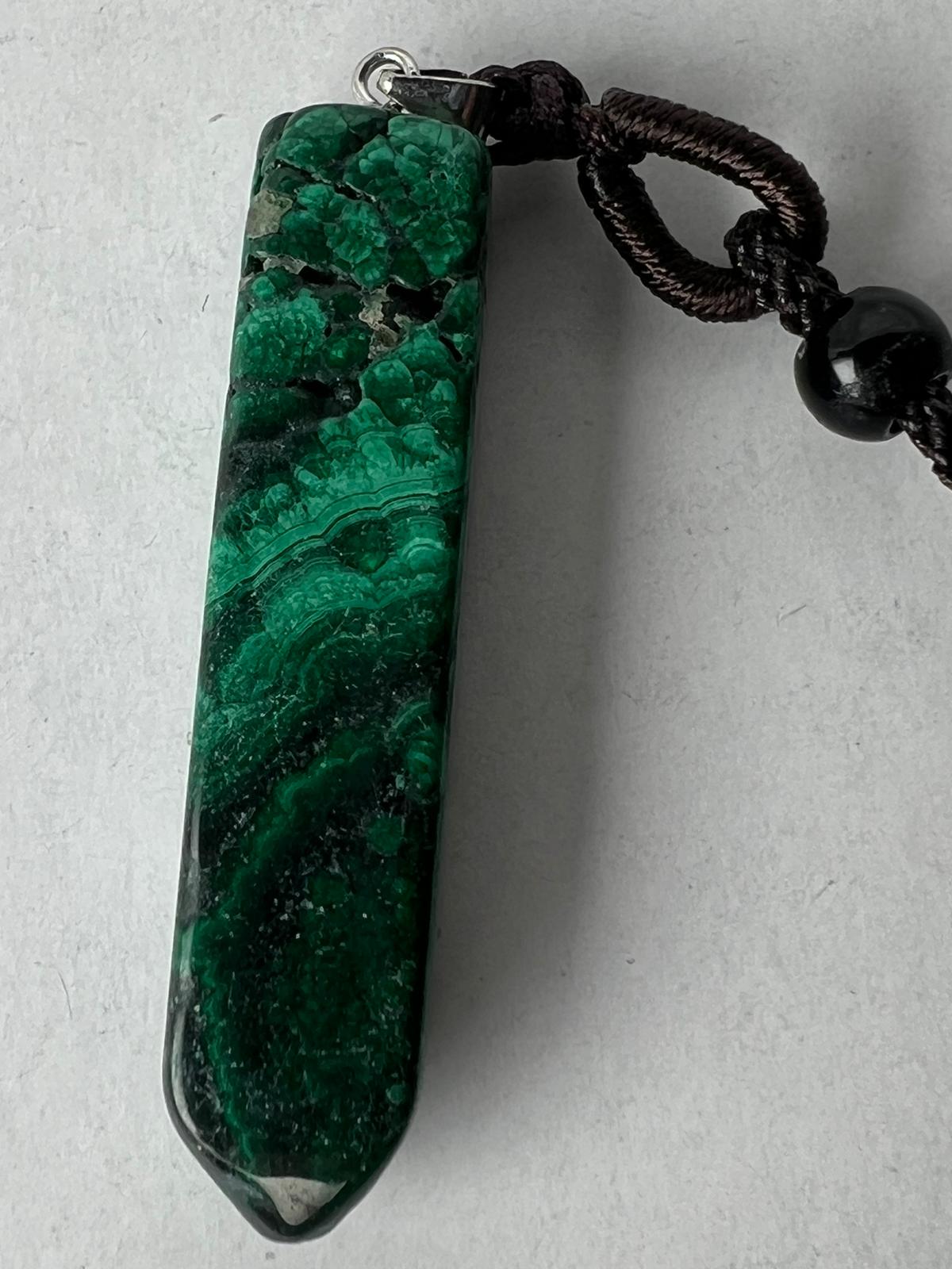 Malachite Crystals Pendant