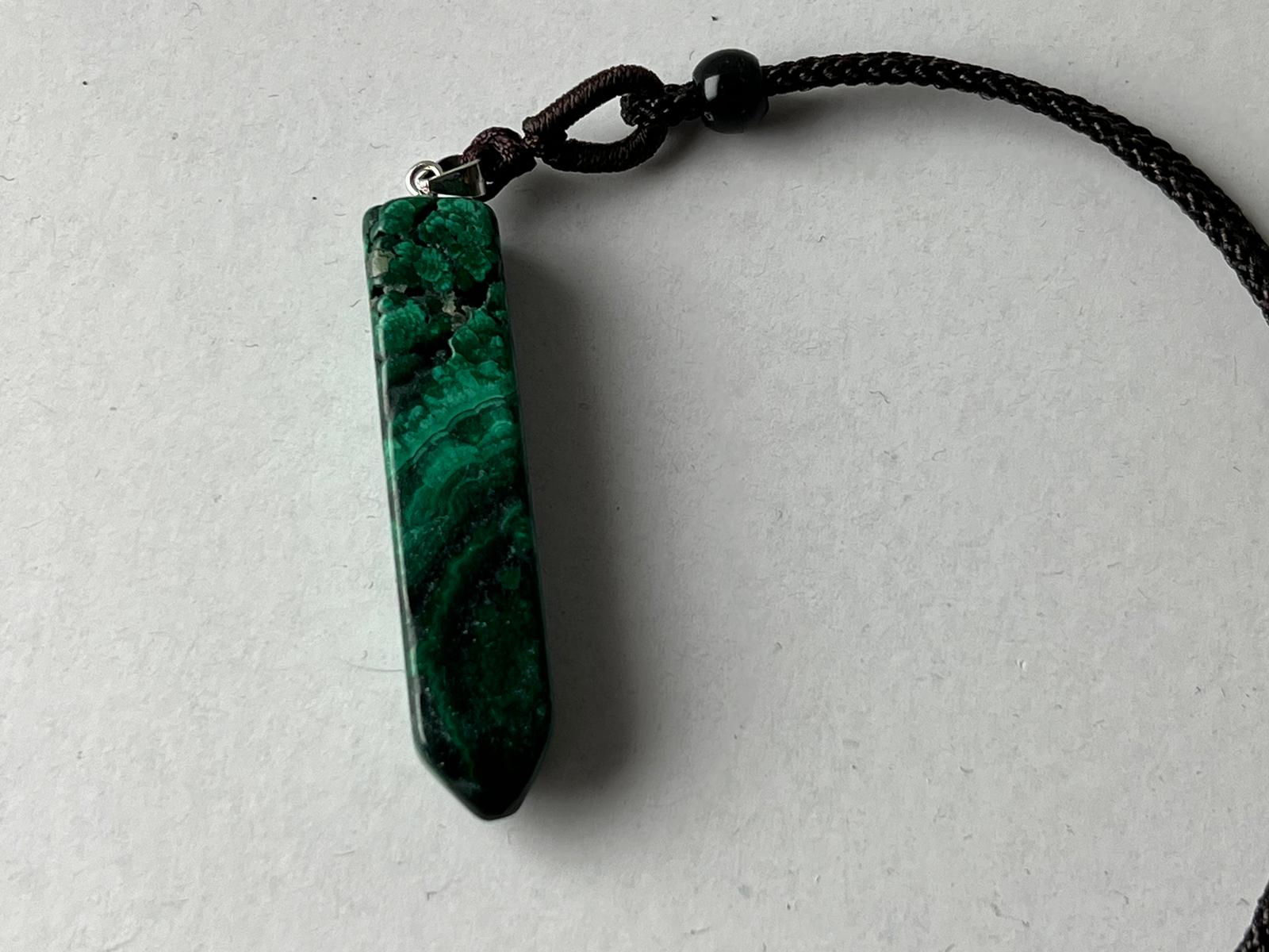 Malachite Crystals Pendant
