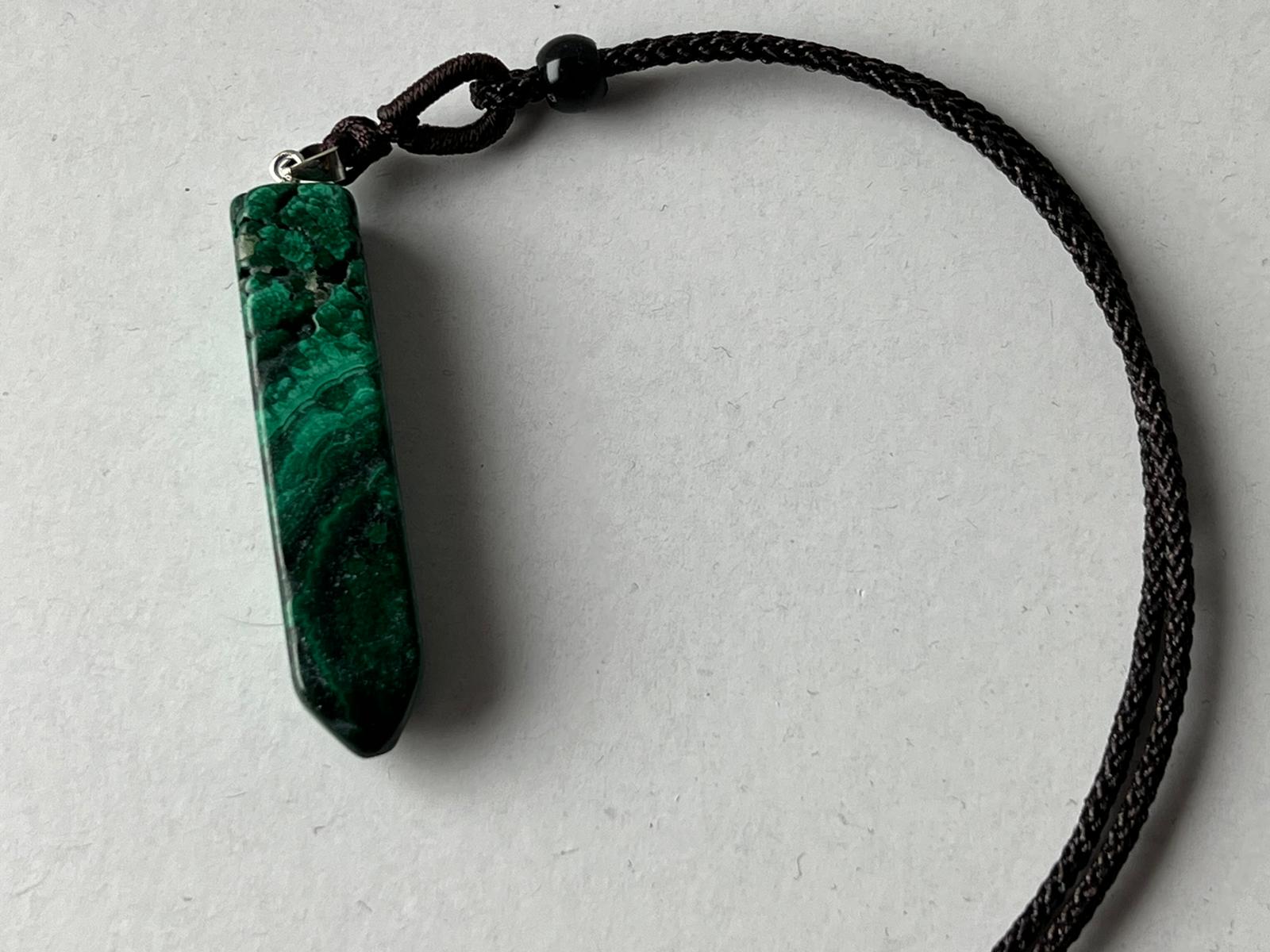 Malachite Crystals Pendant