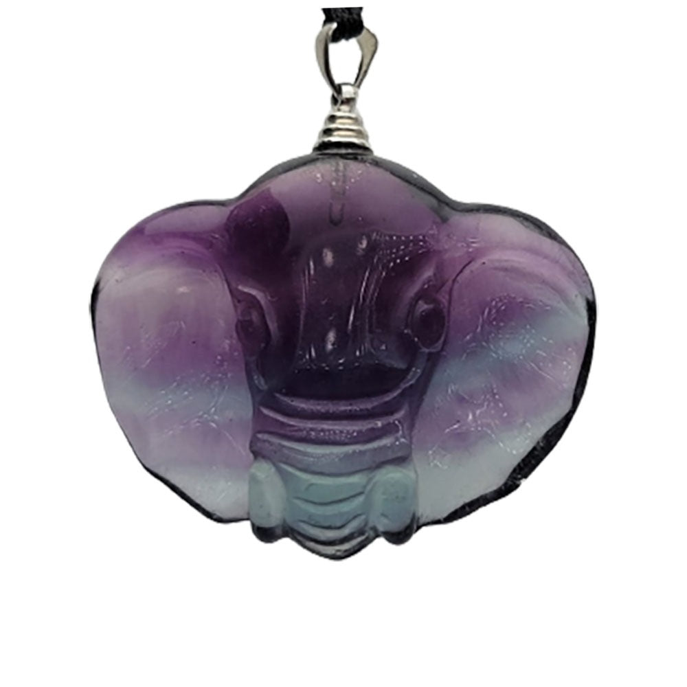 Rainbow Fluorite Elephant