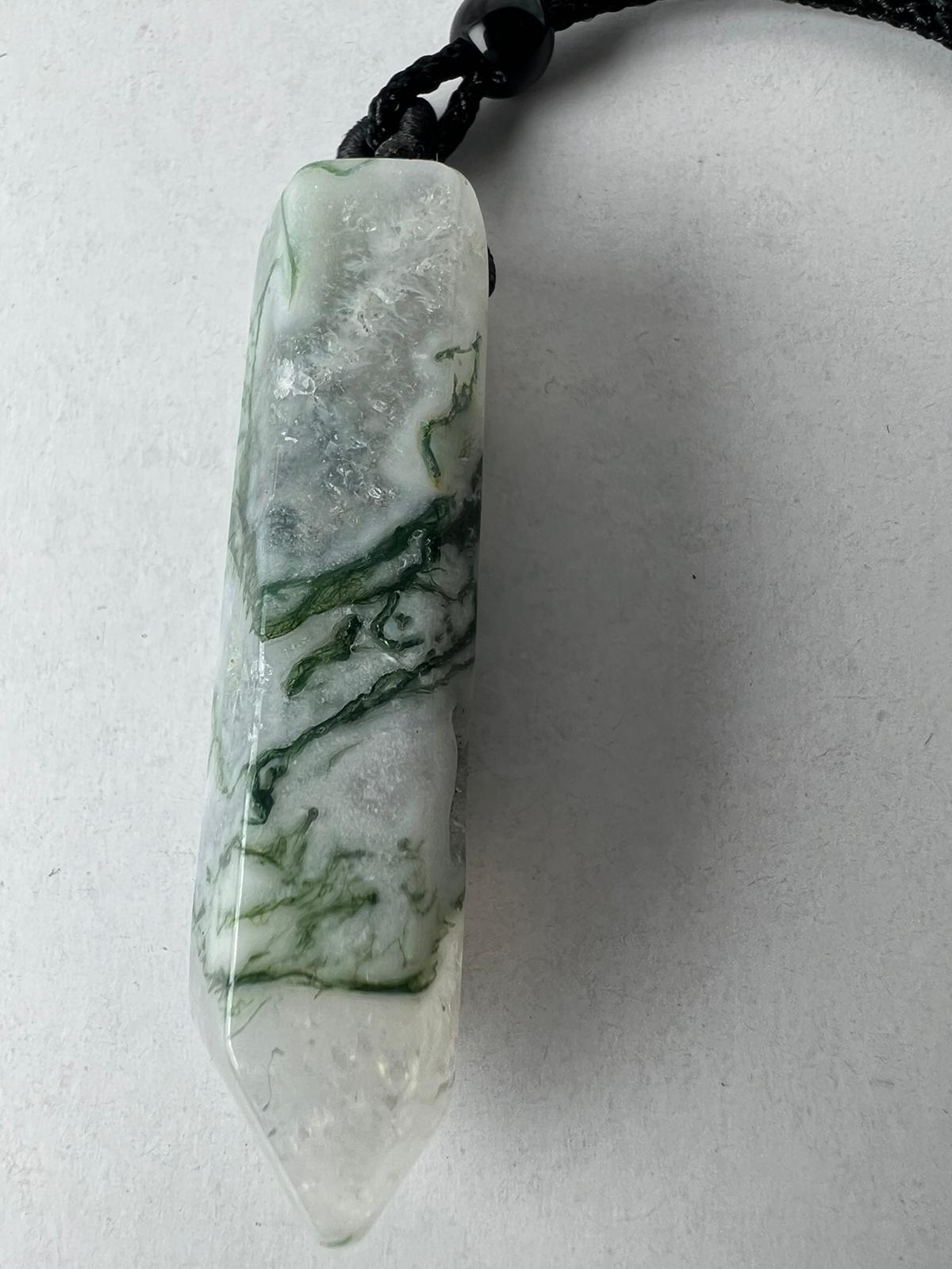 Tree Agate Crystals Pendant