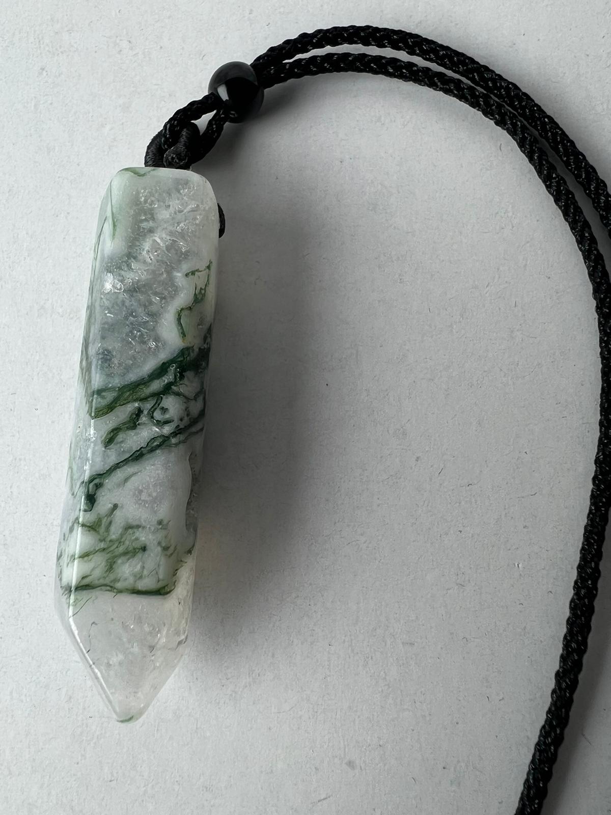 Tree Agate Crystals Pendant