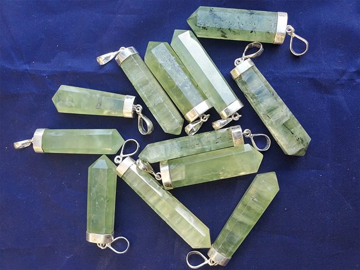 Green Prehnite Pendant