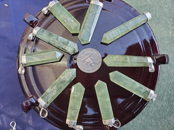 Green Prehnite Pendant