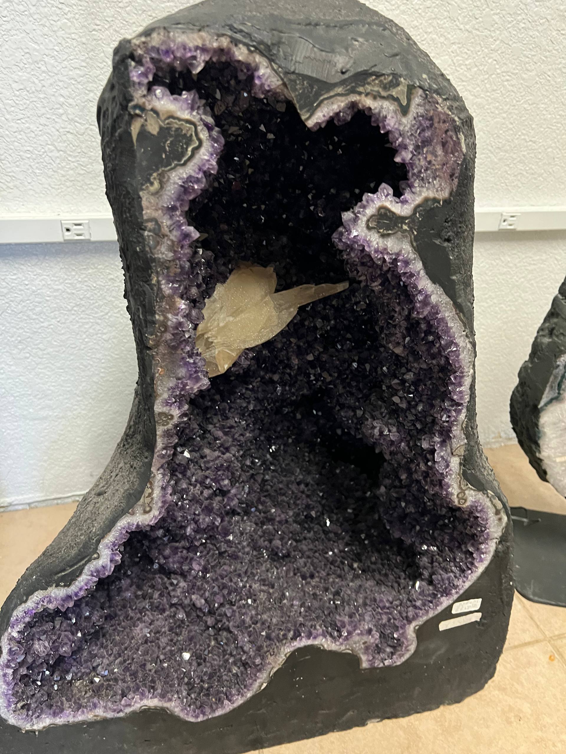 Amethyst tall geode beautiful purple color – view 15