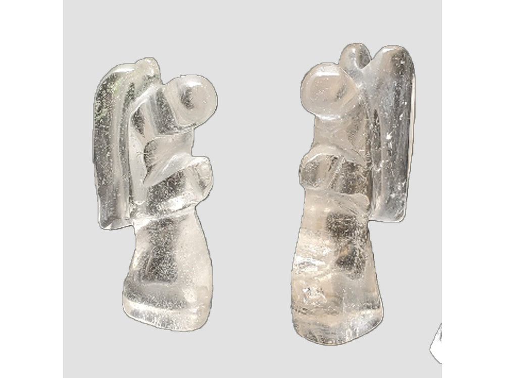 Clear Quartz Angels Figurines
