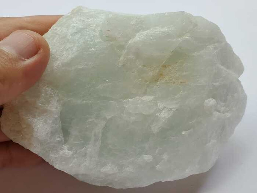 raw aquamarine rock
