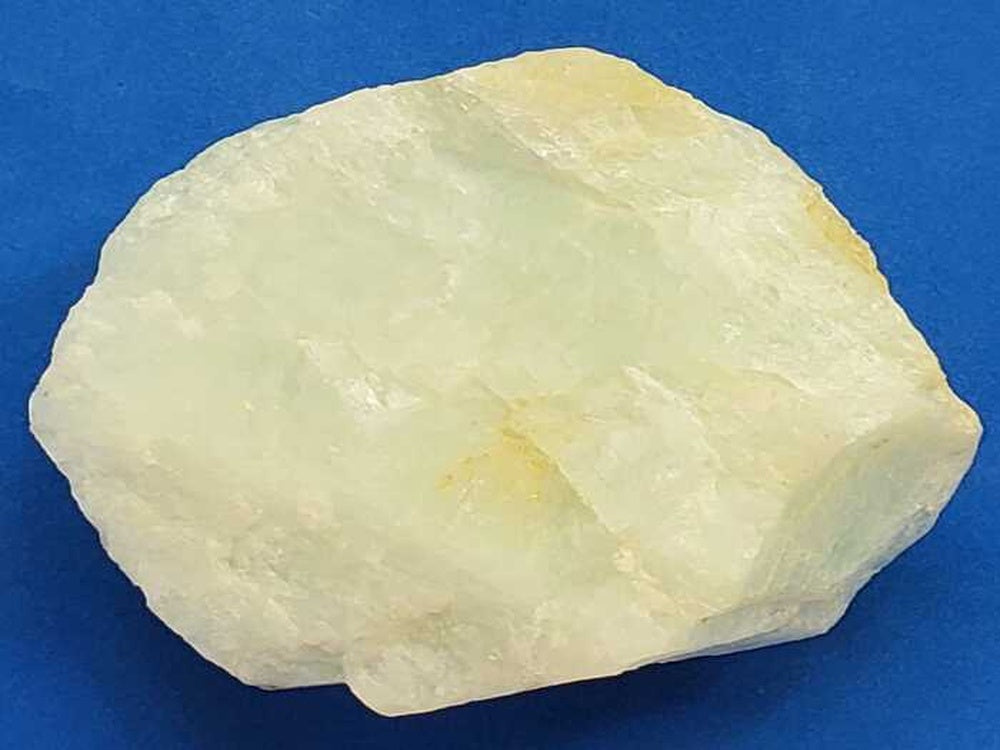 raw aquamarine rock
