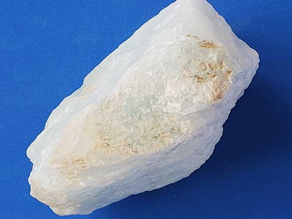 raw aquamarine rock