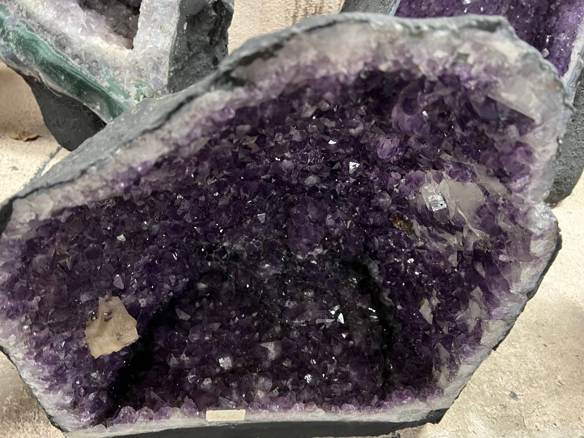 Amethyst cluster – view 3