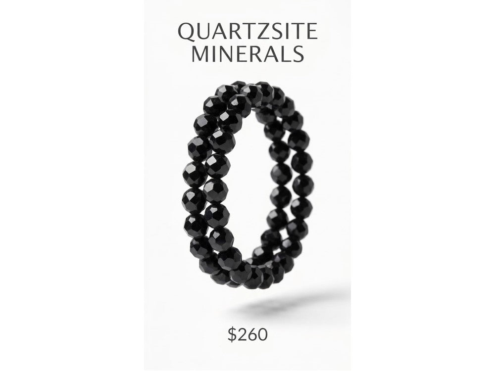 Black tourmaline bracelets