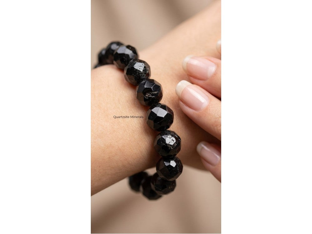 Black tourmaline bracelets
