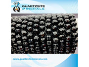 Black tourmaline crystal small beads faceted bracelets