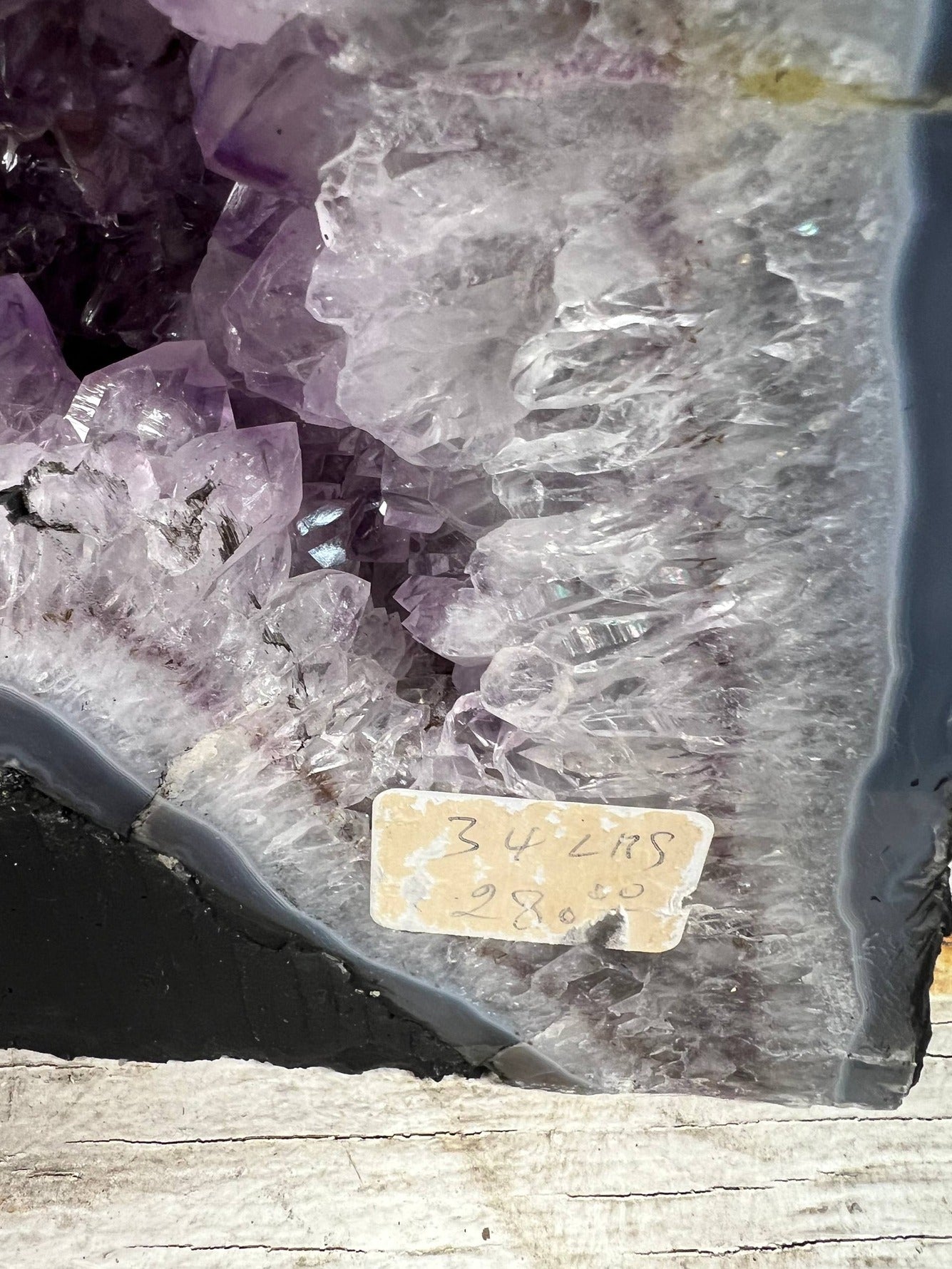 Amethyst geode – view 4