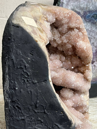 Stunning natural Pink amethyst crystal specimen