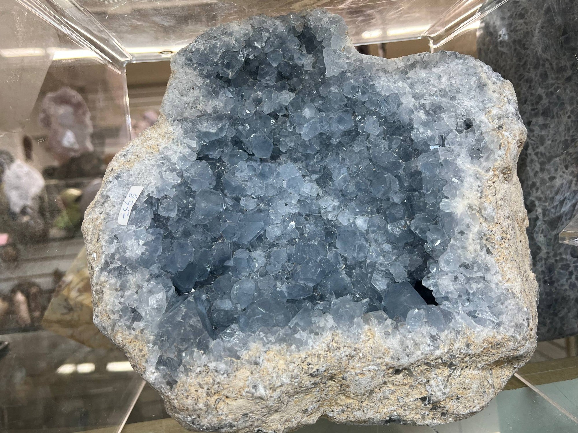 Celestite specimen