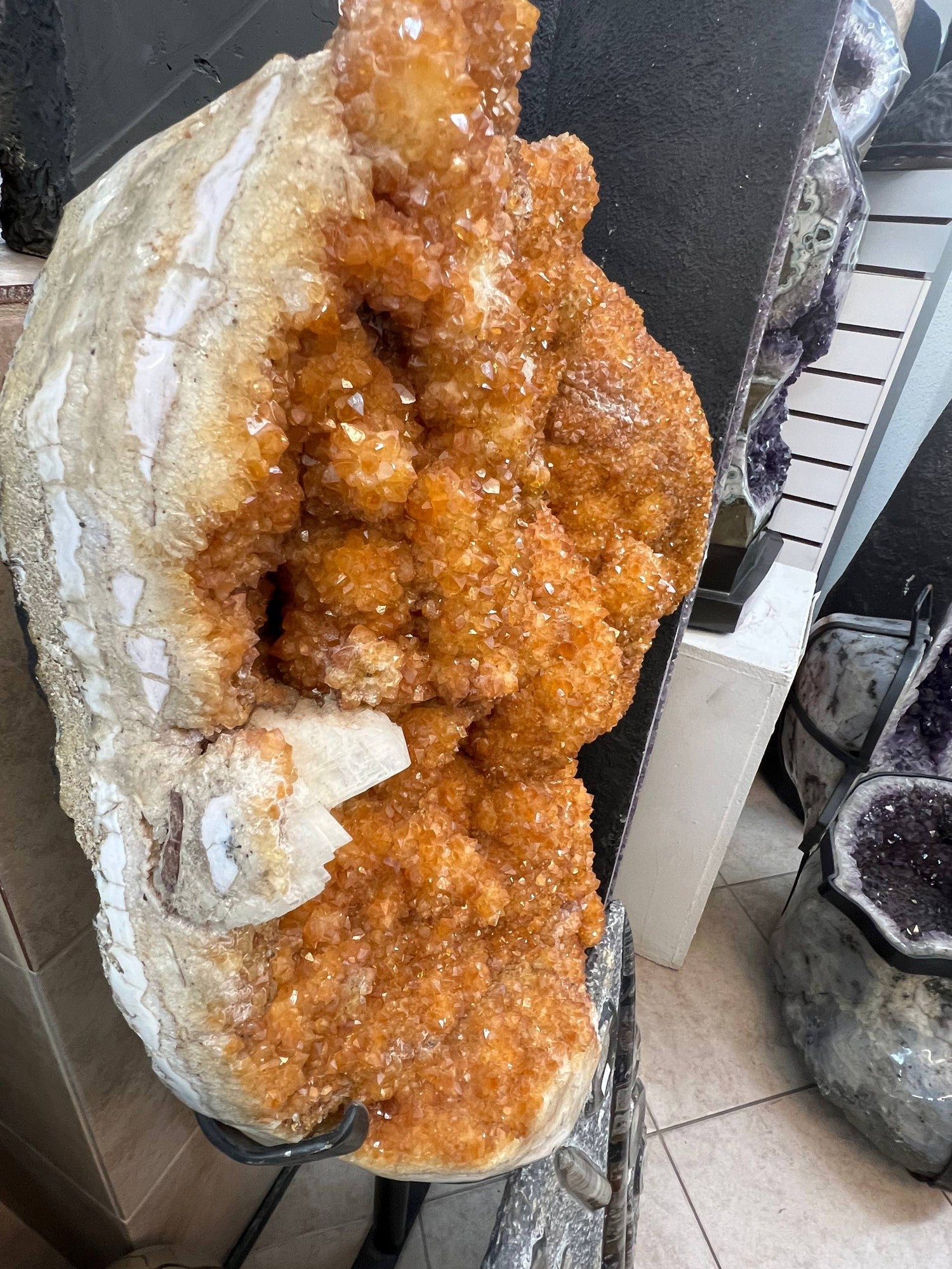 Citrine on stand