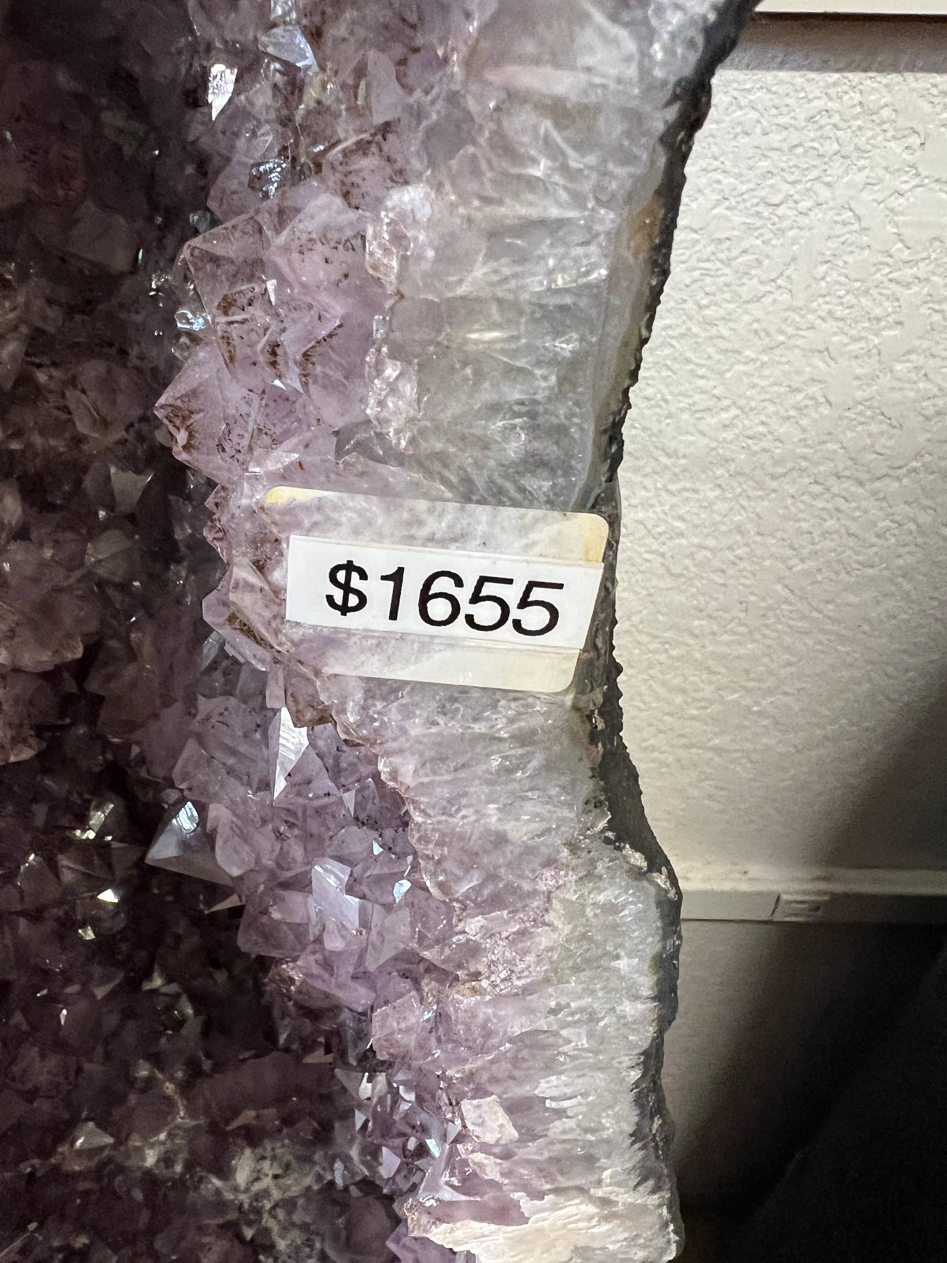 Tall amethyst geode – view 10