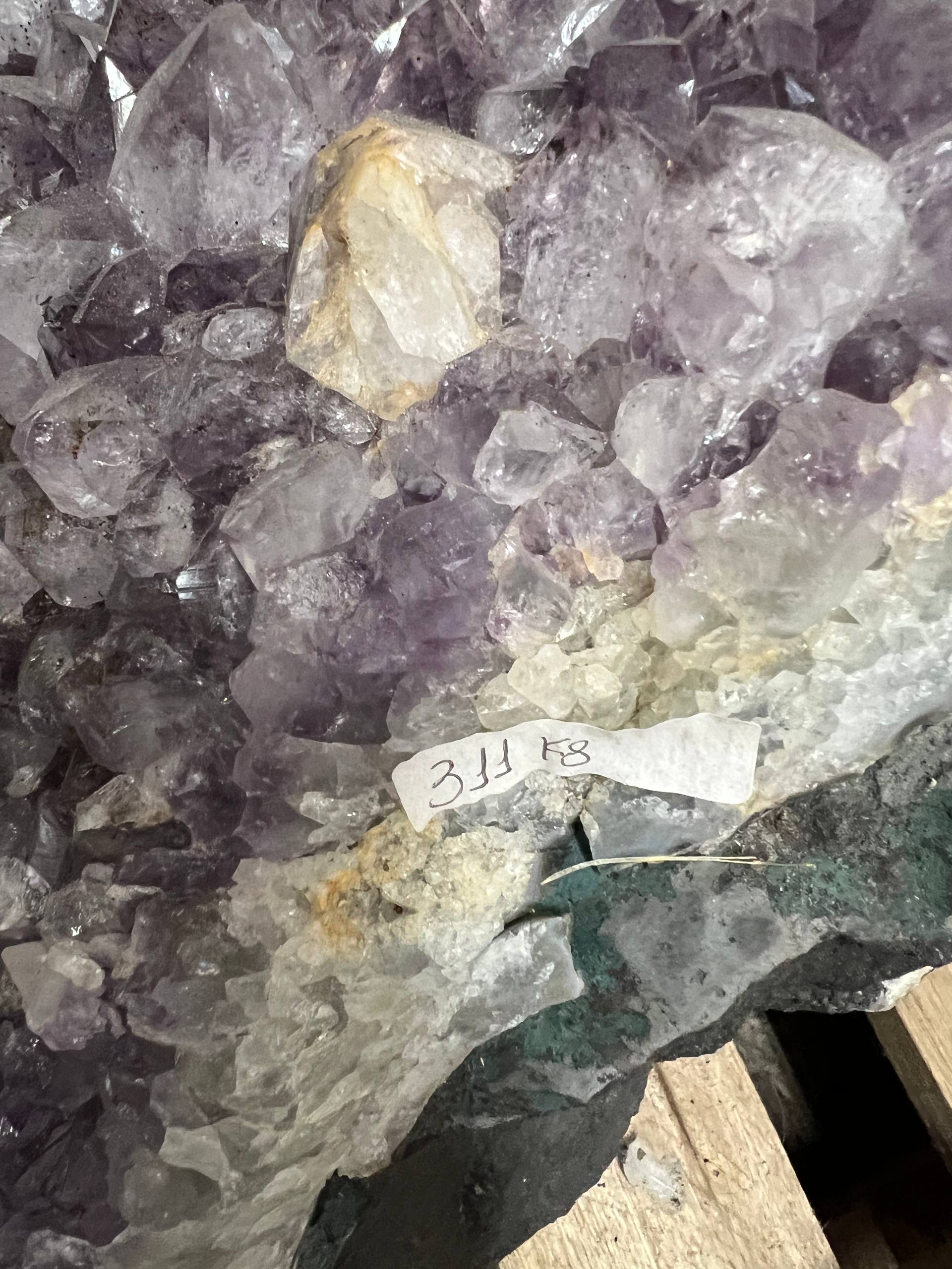 Largest amethyst tree stands on larger amethyst bases, Large money trees – view 13
