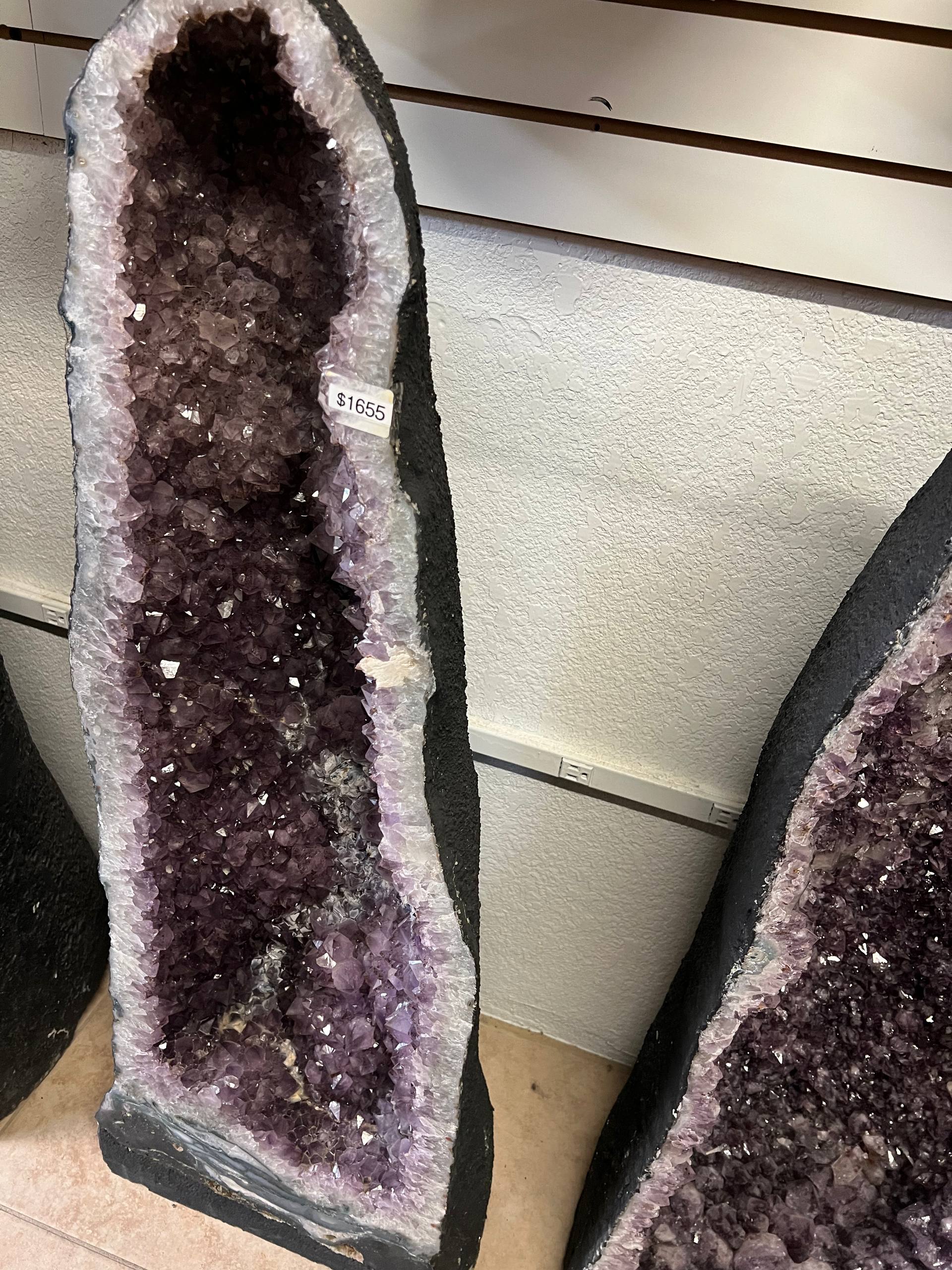 Tall amethyst geode – view 4