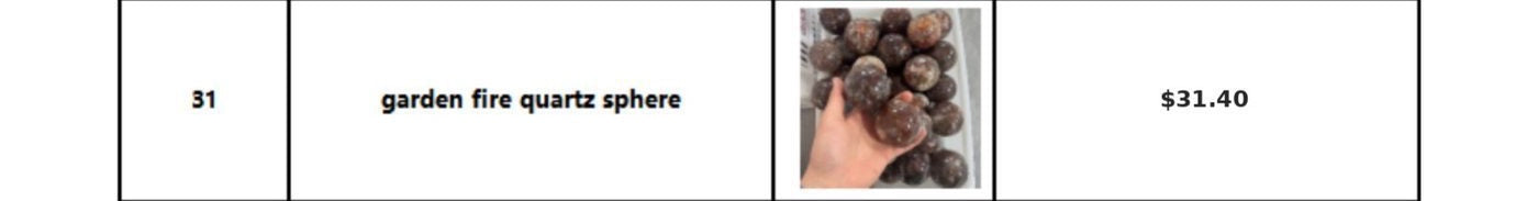 Silver obsidian sphere wholesale catalog image